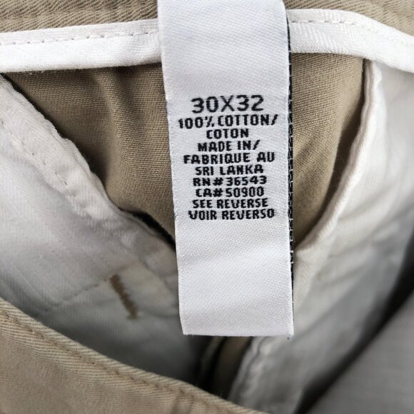 Calvin Klein Pants Mens 30 Beige Chino Twill Straight Leg Everyday Casual Work - Picture 7 of 13